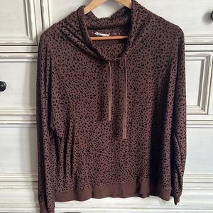 Leopard print hoodie